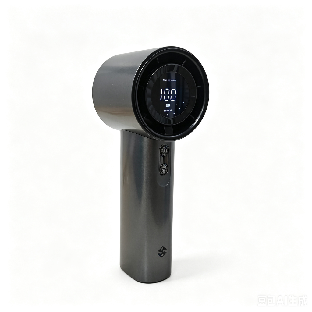 CHIFER Mini Portable Handheld Fan, USB Rechargeable Small Personal Fan with 5 Speeds for Travel, Office, Outdoor