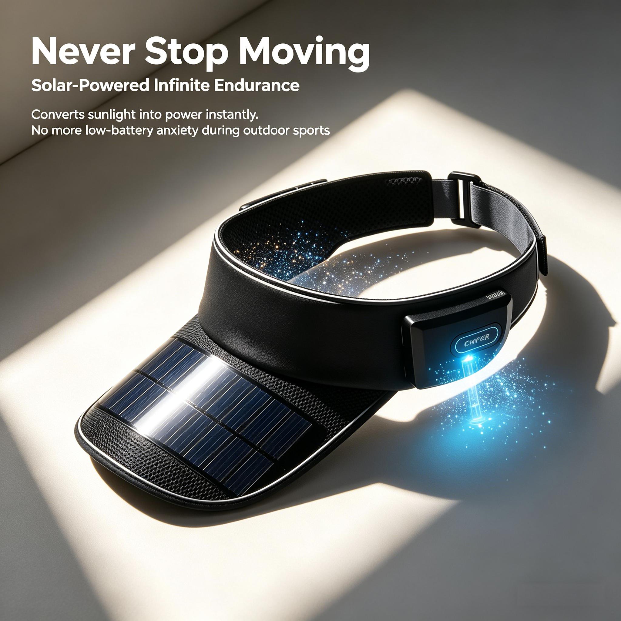 CHIFER Solar Audio Cap--black