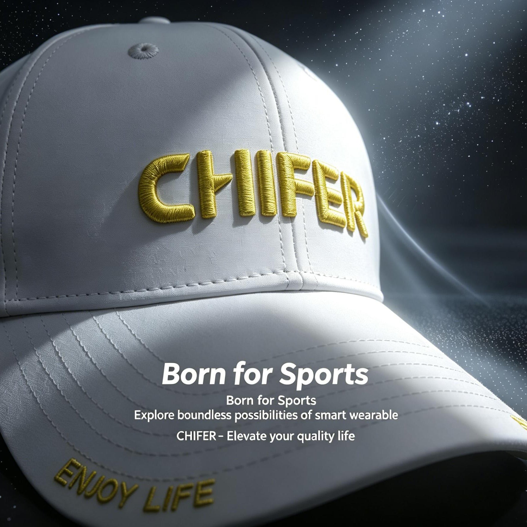 CHIFER Smart Audio Caps--white