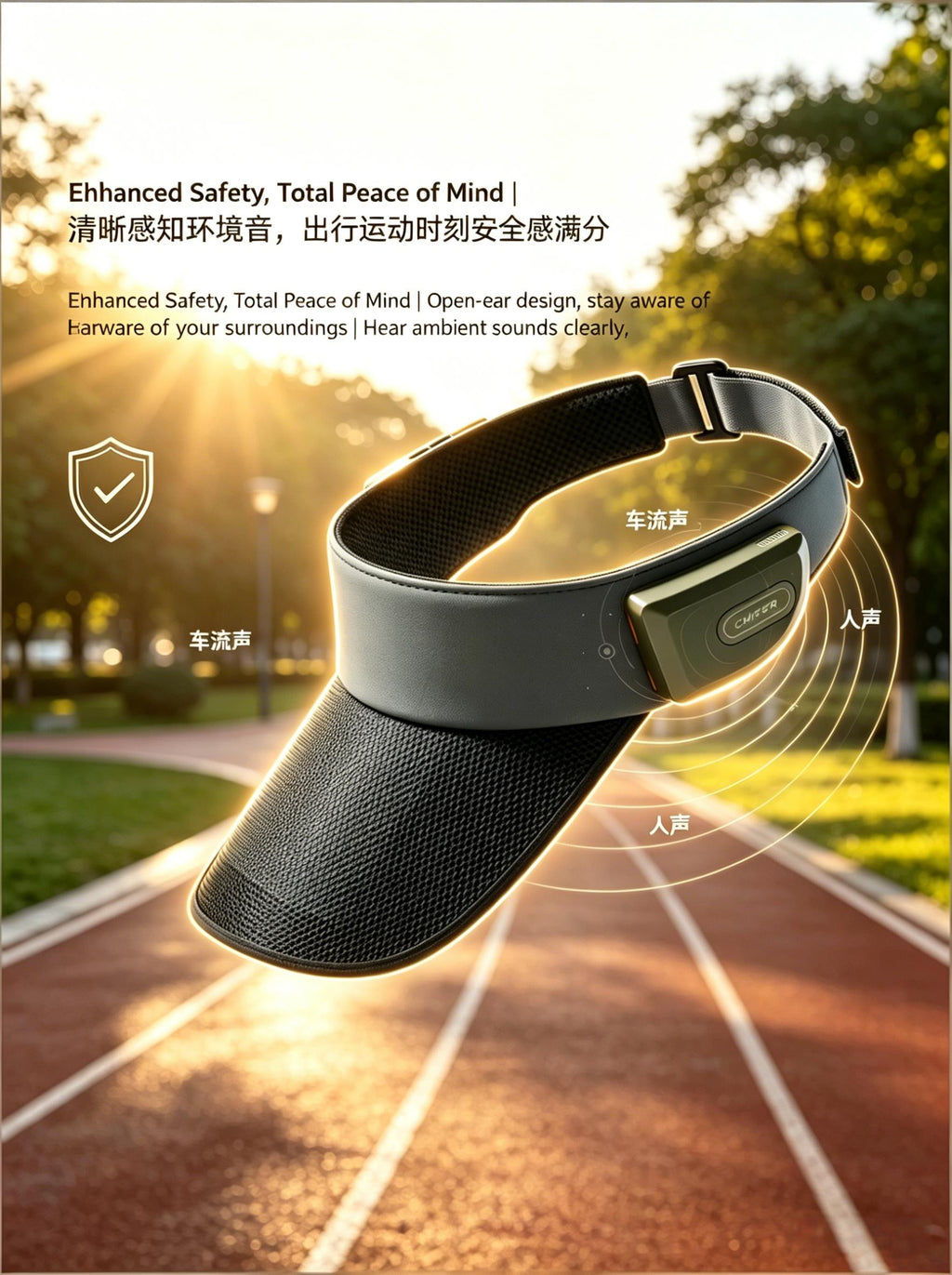 CHIFER Solar Audio Cap--green