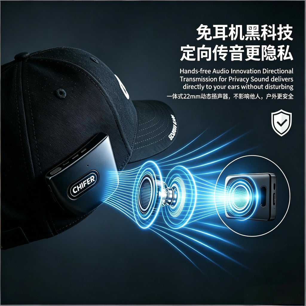 CHIFER Smart Audio Caps--black